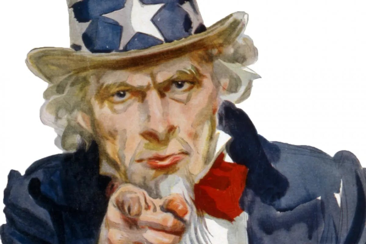 Uncle sam points at you!