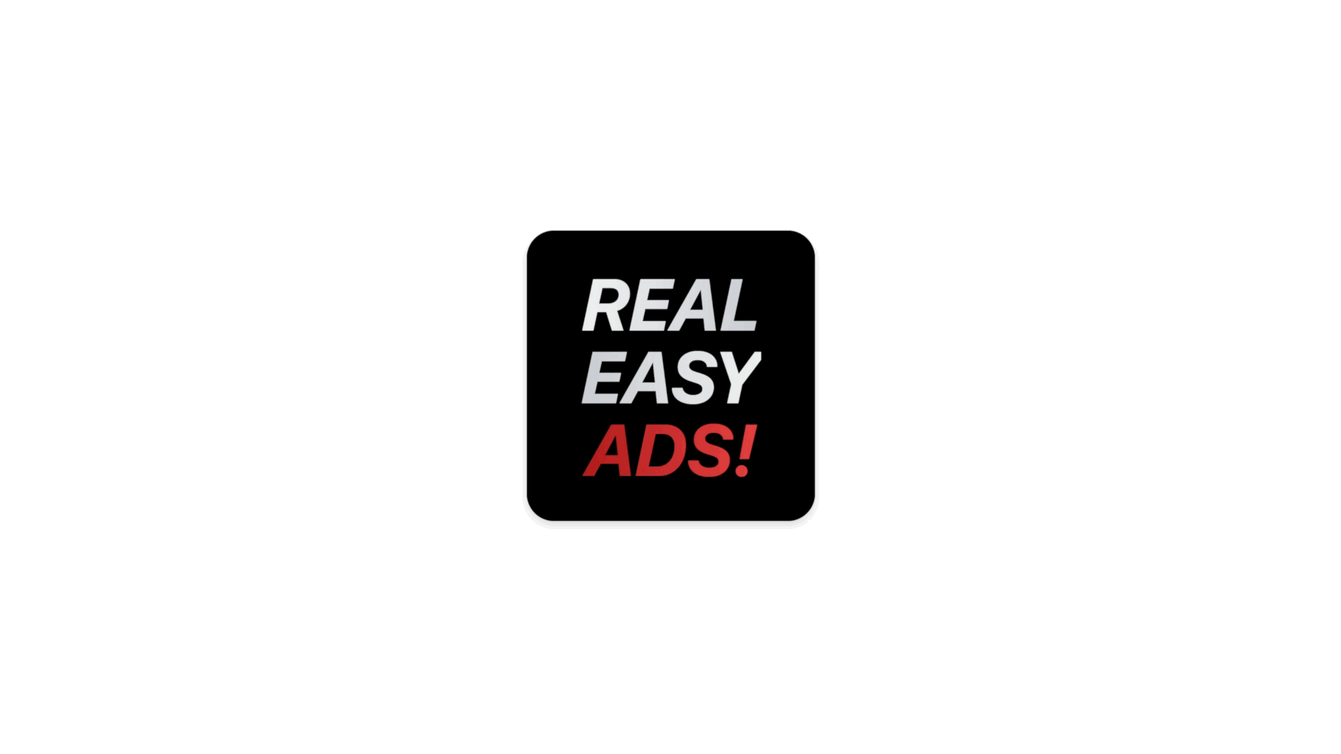 The b00st.com Real Easy Ads button.